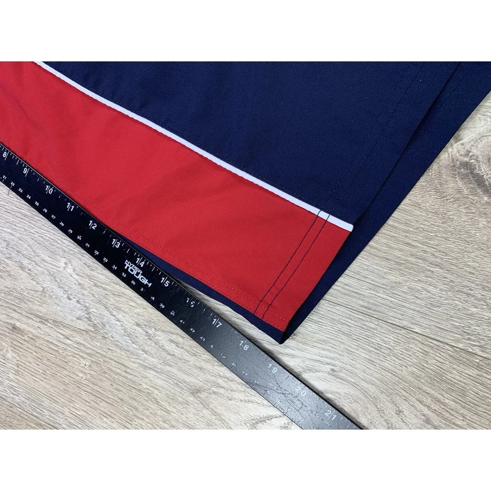 Nautica Navy Blue Mesh Lined Swim‎ Trunks Men's XL Drawstring Closure #TR0404